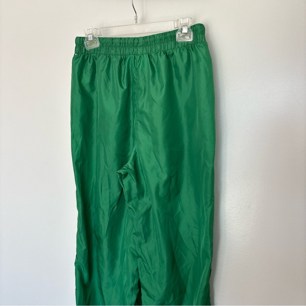 STAUD Green Track Pants with Navy Pocket Accents - Picture 10 of 14